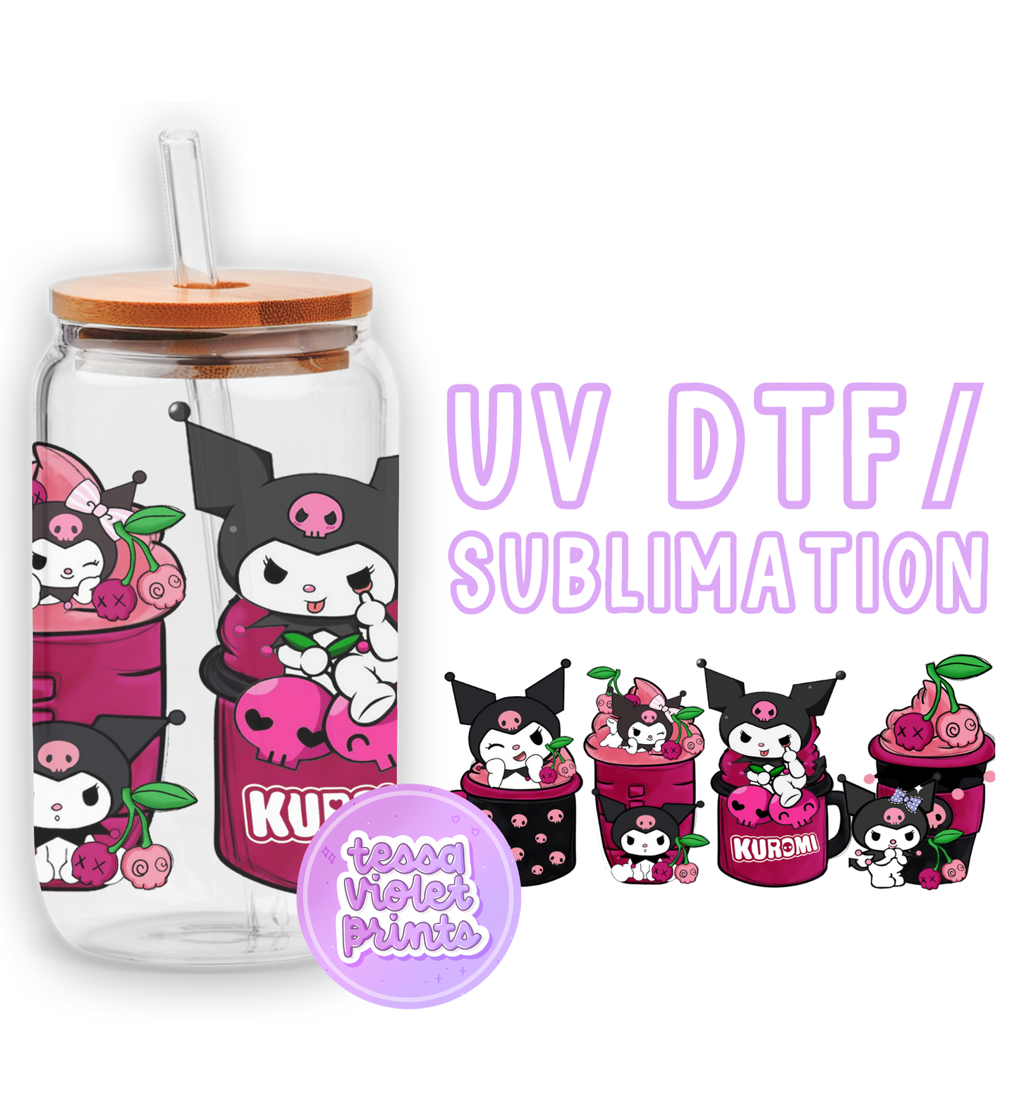 a picture of a glass jar with a straw lid