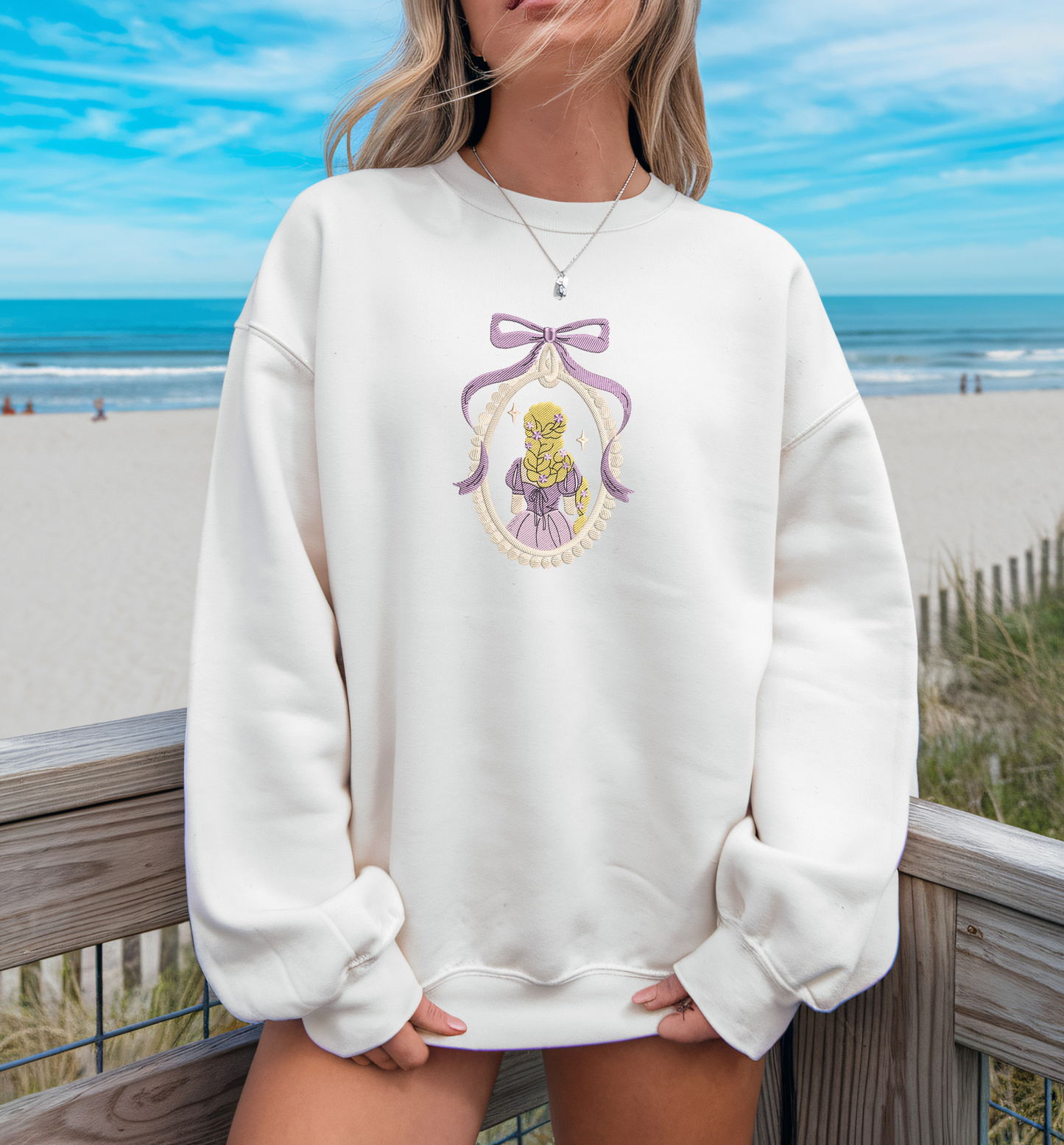 P1 - Coquette Embroidered Crewneck