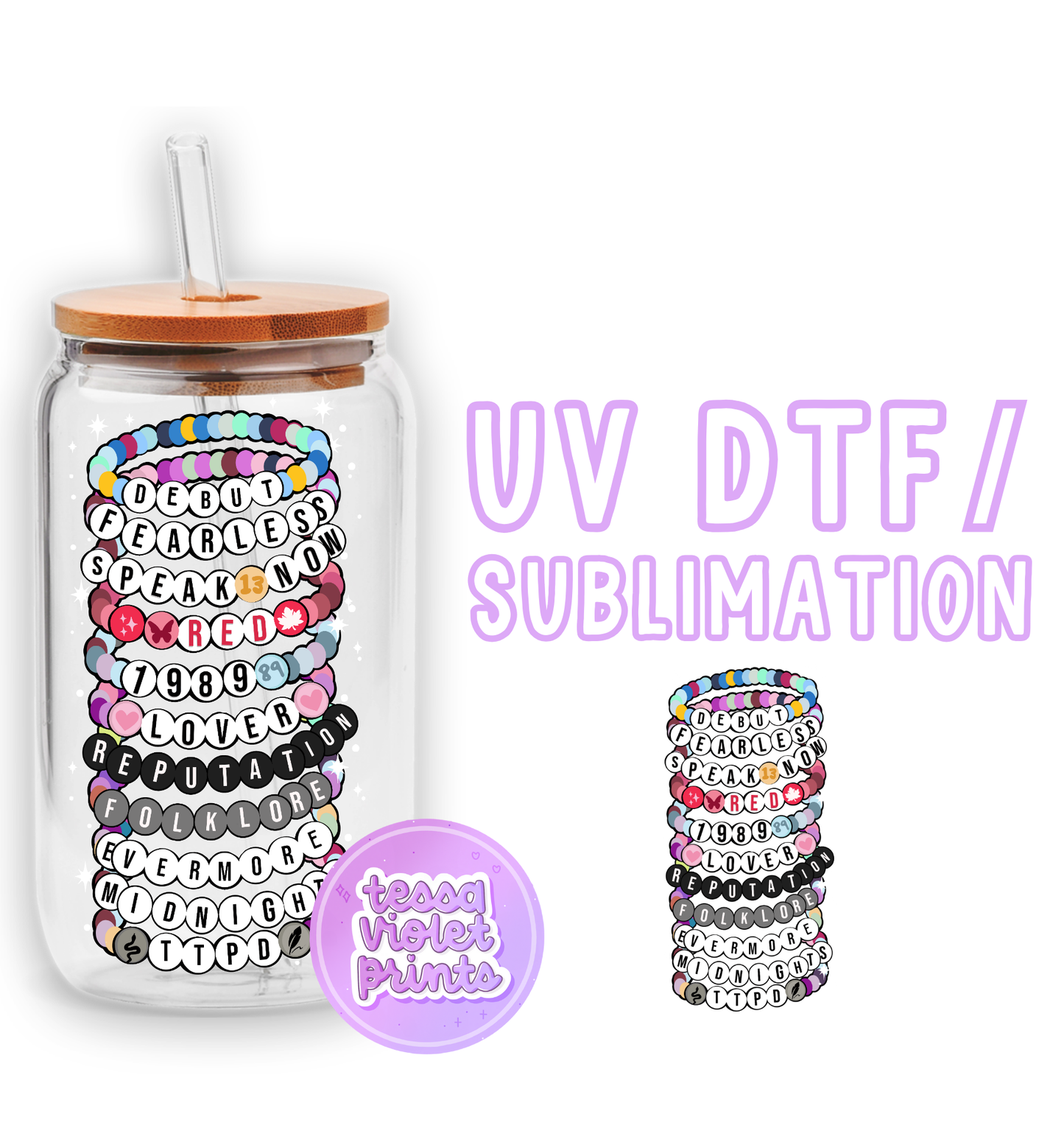 T1 Transfer #1640 | UV DTF or Sublimation