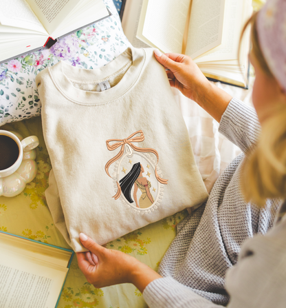 P1 - Coquette Embroidered Crewneck