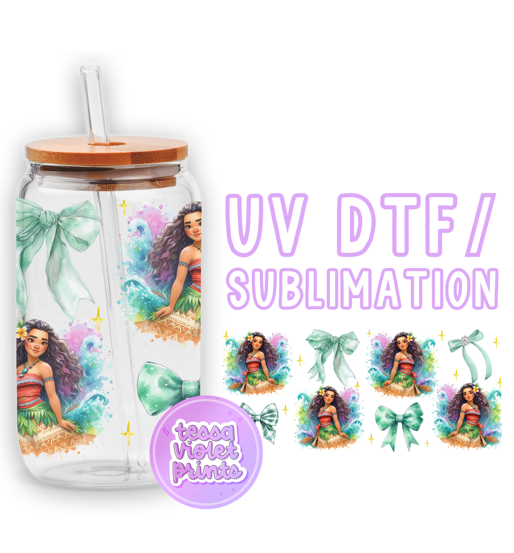 a water bottle with a picture of a mermaid on it