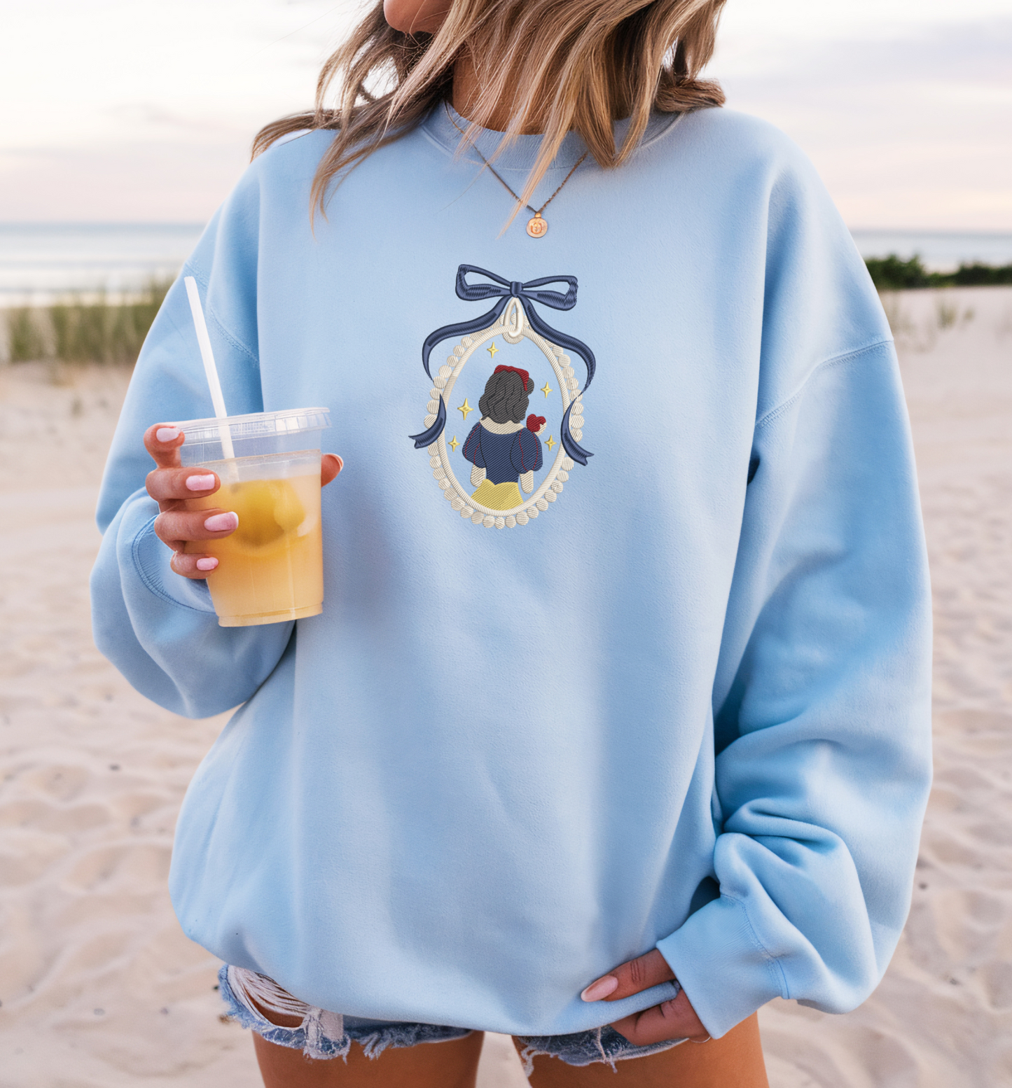 P1 - Coquette Embroidered Crewneck