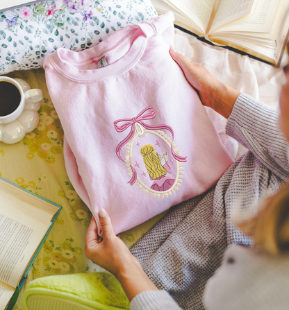 P1 - Coquette Embroidered Crewneck