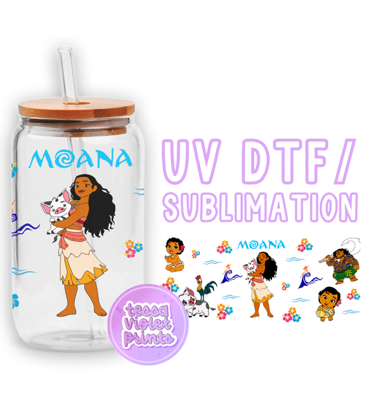 a glass jar with a picture of a woman holding a cat