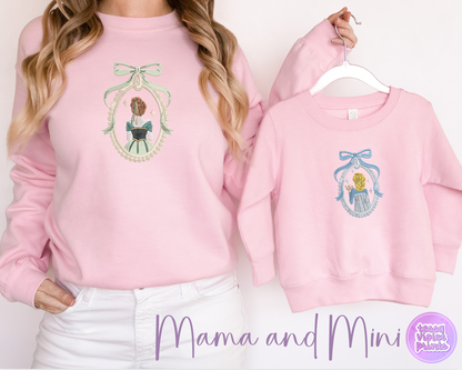 P1 Coquette Embroidered Crewneck