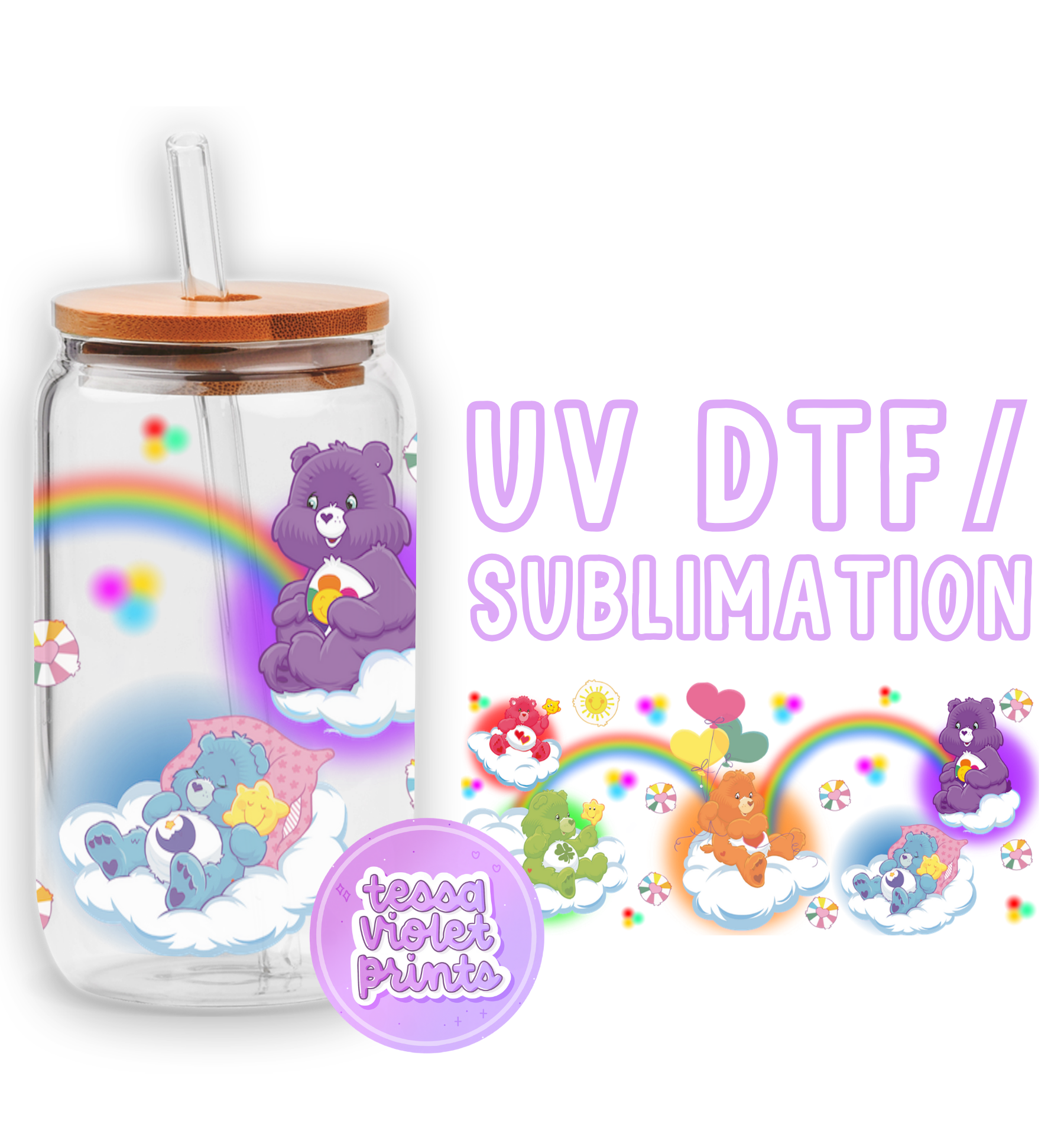 a picture of a jar with a bear on it