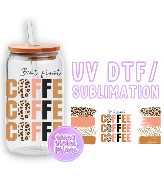 a glass jar with a lid and a straw in front of it