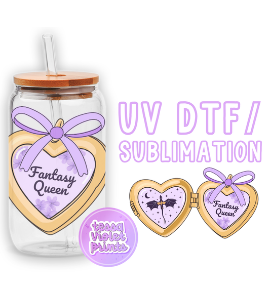 a glass jar with two hearts in it