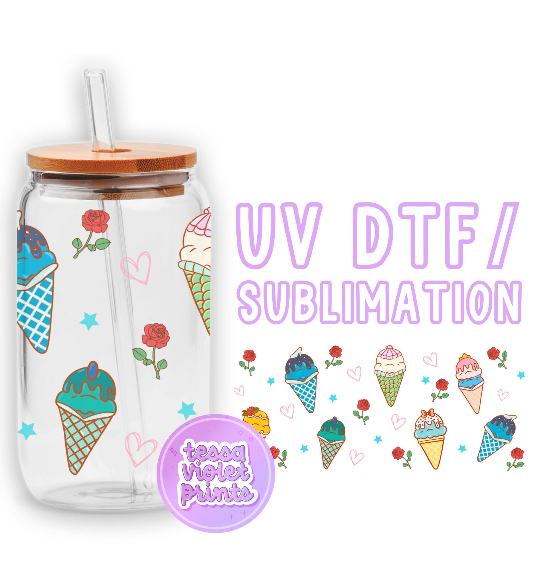 a picture of a glass jar with a straw in it