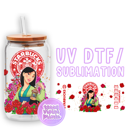 a picture of a woman holding a drink in a jar